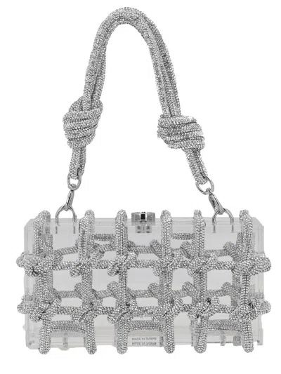 Cult Gaia Bess Shoulder Bag In Silver