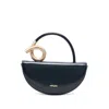 Cult Gaia Womens Deep Lake Azariah Leather Top Handle Bag In Black