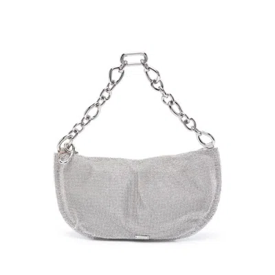 Cult Gaia Estrella Mini Shoulder Bag In Silver
