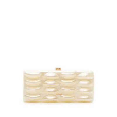 Cult Gaia Clutch  Woman Color Ivory