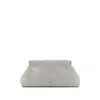 Cult Gaia Lillia Mini Glass Crystal Clutch Bag In Silver