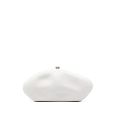 Cult Gaia The Caldera Clutch Bag In White
