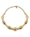 Cult Gaia Bambu Choker Necklace In Gold