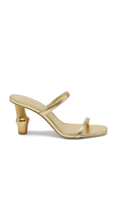Cult Gaia Bambu Sandal In Gold