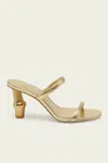 Cult Gaia Bambu Sandal In Brass