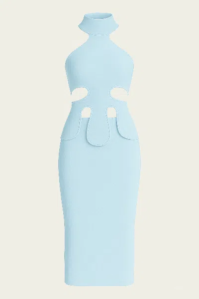 Cult Gaia Baylee Midi Dress In Breeze In Blue