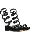 Cult Gaia Gabi Spiral Strap Sandals In Multi