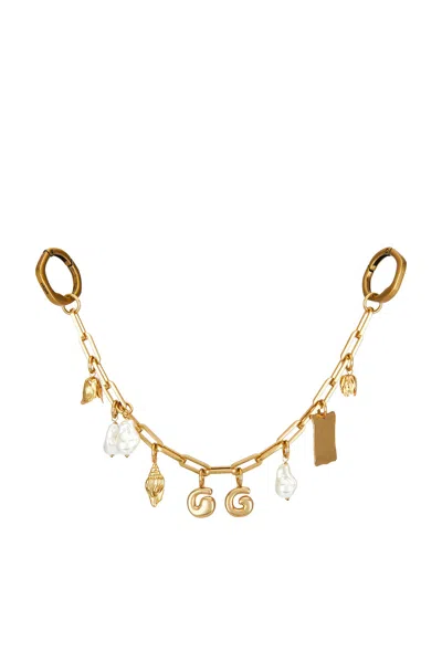 Cult Gaia Bijou Bag Charm In Gold