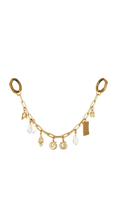 Cult Gaia Bijou Bag Charm In Gold