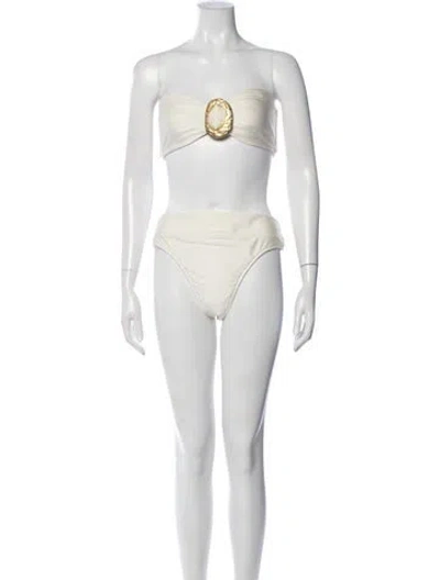 Pre-owned Cult Gaia Bikini W/ Tags In Neutral
