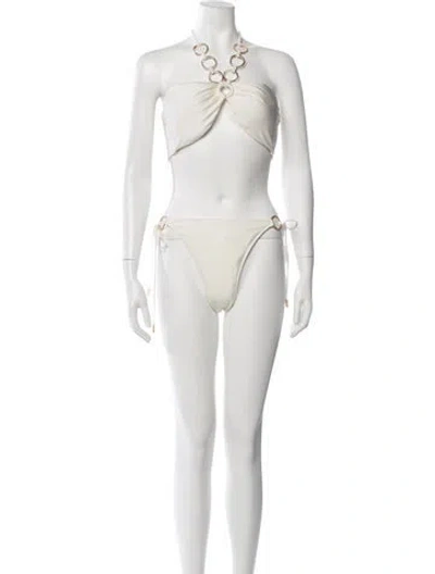 Pre-owned Cult Gaia Bikini W/ Tags In Neutrals