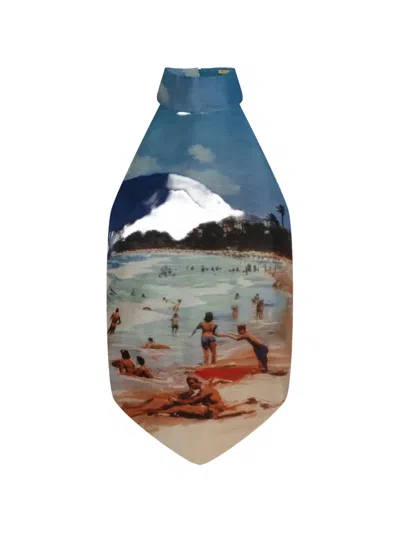 Cult Gaia Bina Beach-print Top In Multi
