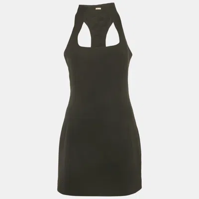 Pre-owned Cult Gaia Black Crepe Akaia Mini Dress M
