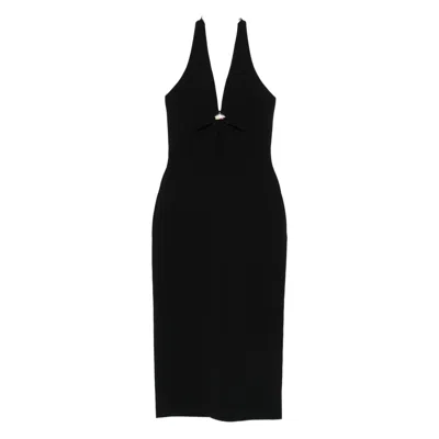 Cult Gaia Hollow Dress In Black
