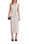 Cult Gaia Blenda Knit Dress In Off-white In White