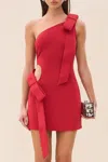 Cult Gaia Blendie Knit Dress In Merlot