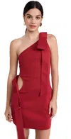 Cult Gaia Blendie Knit Dress In Merlot In Merlot