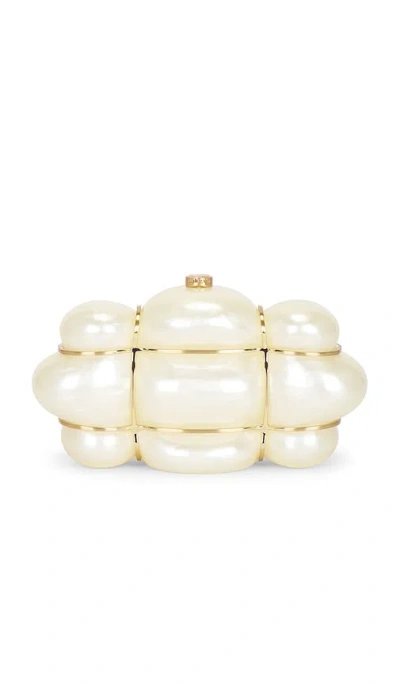 Cult Gaia Bolla Clutch In Ivory