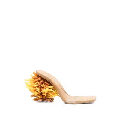 Cult Gaia Boots In Neutral