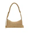 Cult Gaia Osa Braided Zip Shoulder Bag In Nude