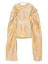 Cult Gaia Brandy Mini Dress In Gold