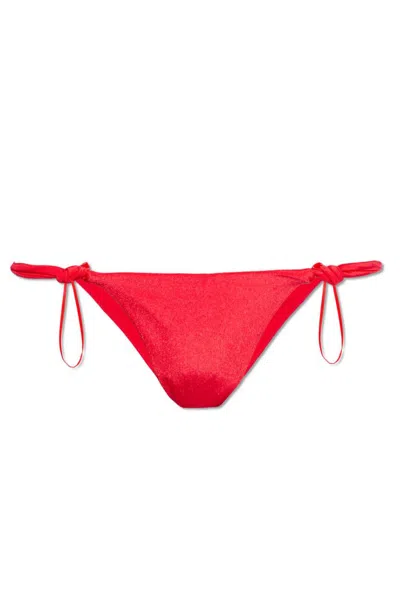 Cult Gaia Brenner Bikini Briefs In Red