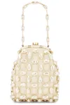 Cult Gaia Brielle Wristlet In Champagne Pearl
