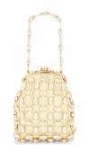Cult Gaia Brielle Wristlet In Ivory