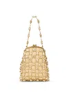 Cult Gaia Brielle Wristlet In Gold