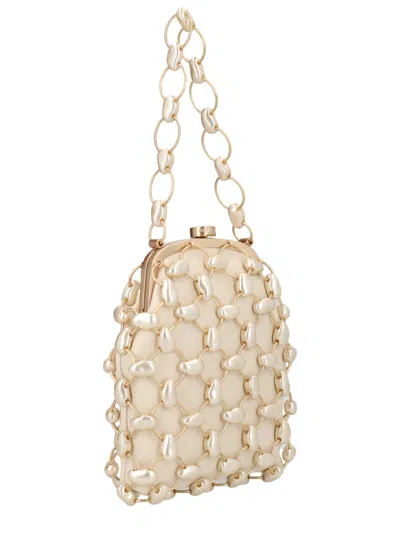 Cult Gaia Brielle Wristlet In Brown