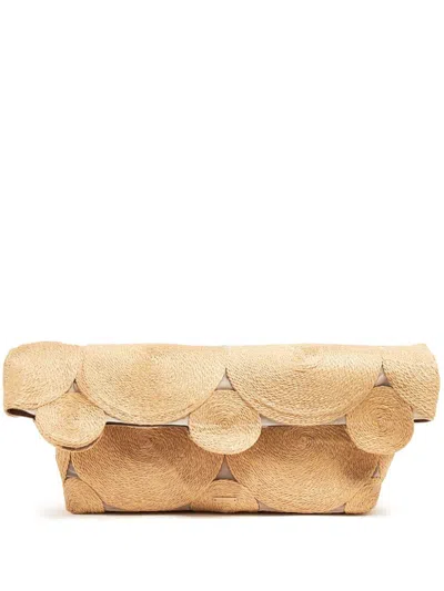 Cult Gaia Brynn Clutch In Neutrals