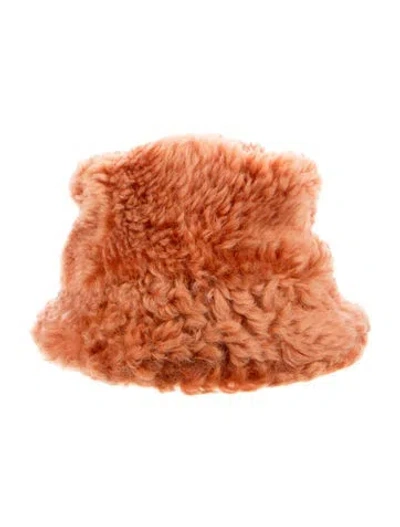 Pre-owned Cult Gaia Bucket Hat W/tags In Orange