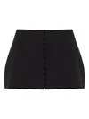 Cult Gaia Button-front Shorts In Black