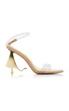 Cult Gaia Calista Sandal In Clear