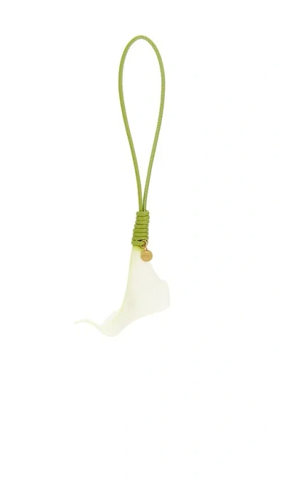 Cult Gaia Calla Bag Charm In White