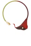Cult Gaia Calla Choker Necklace In Red