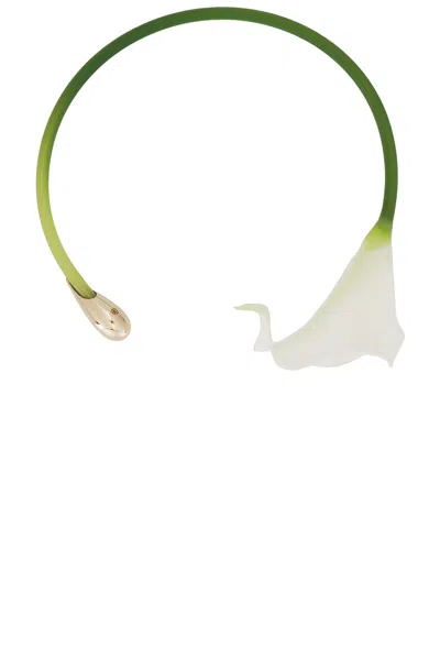 Cult Gaia Calla Choker In White