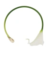 Cult Gaia Calla Lily Collar In Ivory