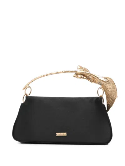 Cult Gaia Calla Leaf-detail Tote Bag In Black