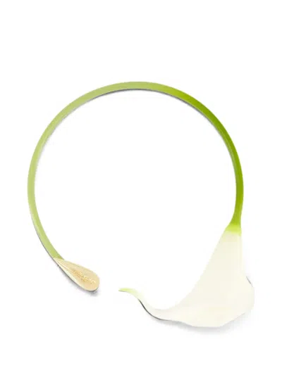 Cult Gaia Calla Vine Choker In Green