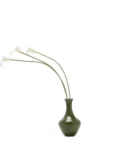 Cult Gaia Calla Xl Clutch In Green