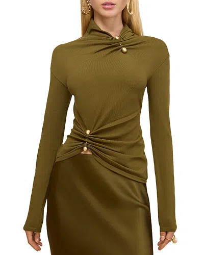 Cult Gaia Callie Top Rosemary In Green