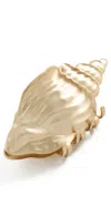 Cult Gaia Camilla Hair Clip Brushed Brass In Brushed Brass