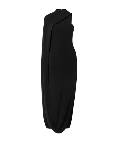 Cult Gaia Cape Maxi Dress In Black