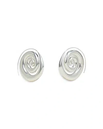 Cult Gaia Cassia Spiral Earrings In Silver