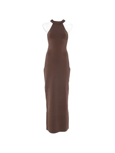 Cult Gaia Cassidy Maxi Dress In Brown