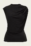 Cult Gaia Celene Top In Black In Black