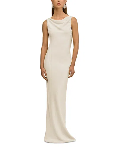 Cult Gaia Celestina Cowl Gown In Neutral