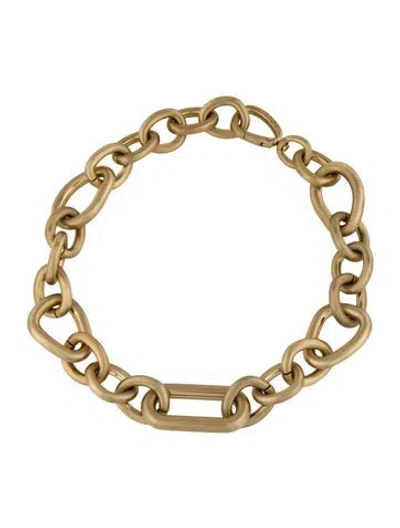 Pre-owned Cult Gaia Chain Link Necklace, 19.5" In Multi