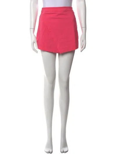 Pre-owned Cult Gaia Chain-link Accents Mini Skirt In Pink